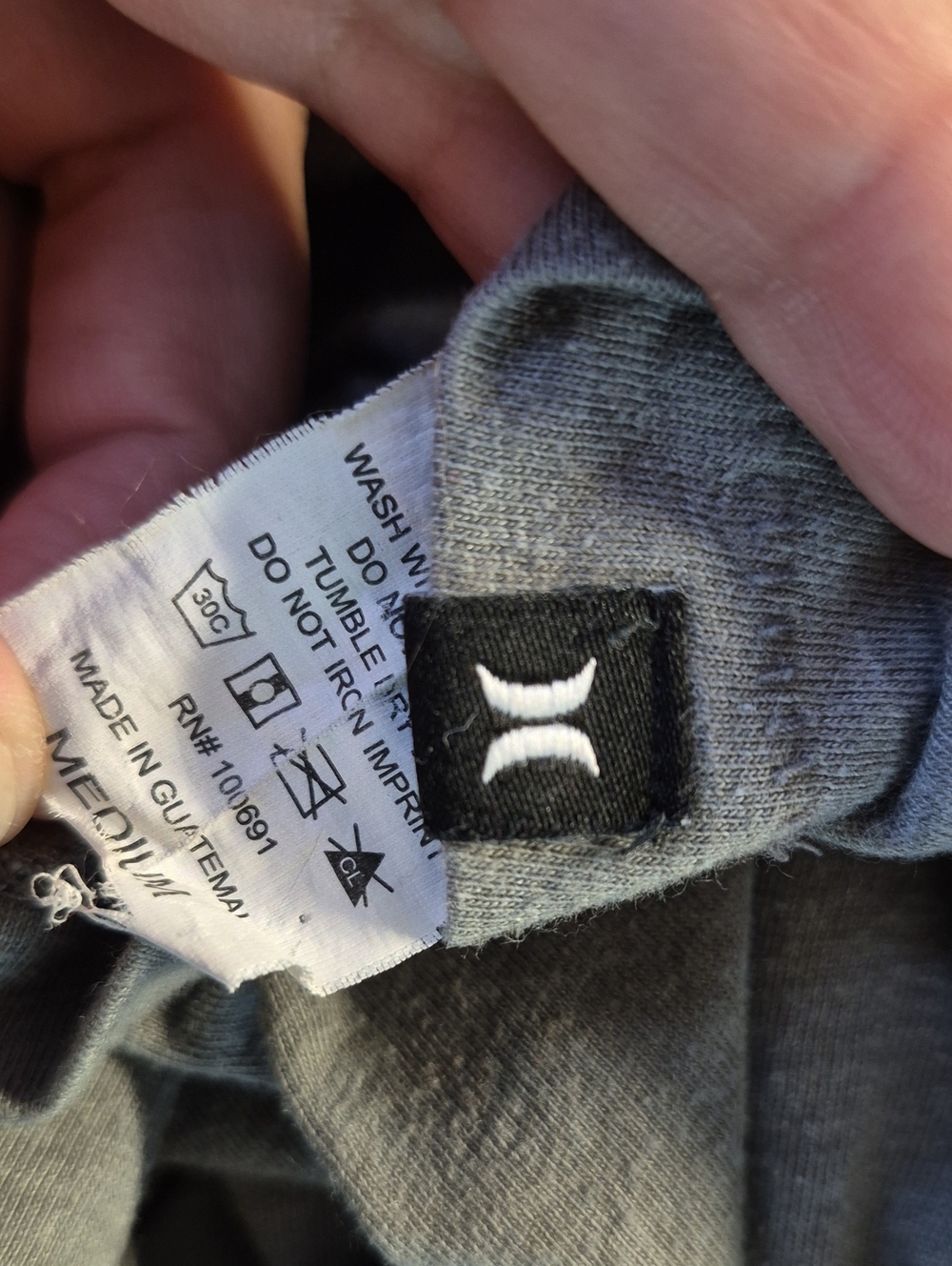 Hurley Raglan Hooded Tee - Picture 6 of 9